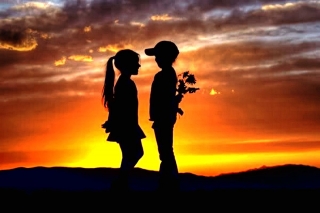 Innocent love of girl and boy hd wallpaper