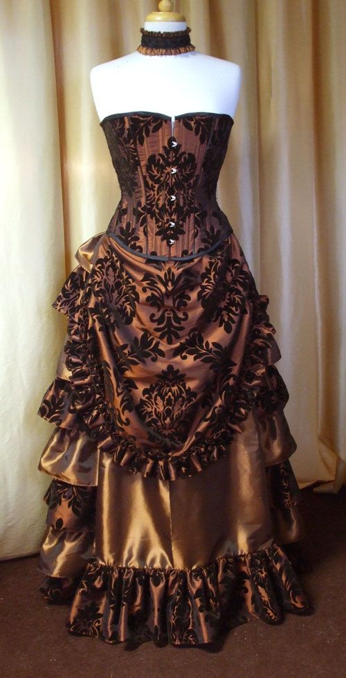 Chocolate brown dress for