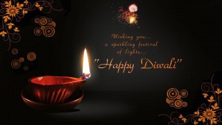 Diwali wallpaper with diya