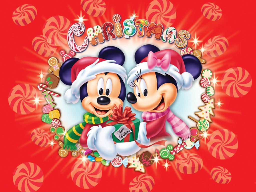 Christmas tree with micky mouse