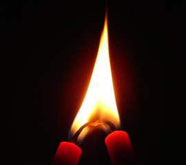 Candle in love hd wallpaper
