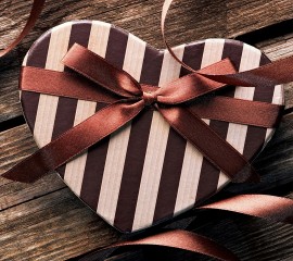 Chocolate heart hd wallpaper for mobile
