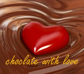 Chocolate with love hd wallpaper