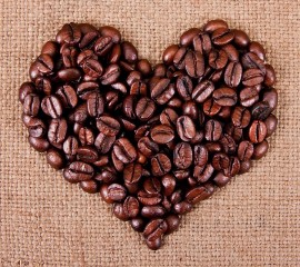 Coffee heart hd wallpaper