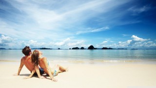 Enjoy at beach hd wide wallpaper for laptop