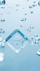 Blue ice block iphone hd wallpaper