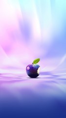 Purple apple iphone wallpaper