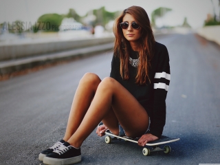 Top stylish skater girl wallpaper