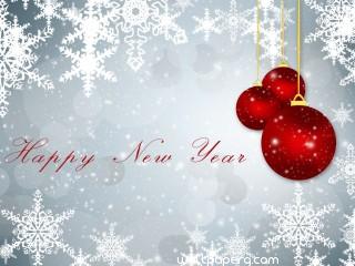 Sweet happy new year wishes hd wallpaper