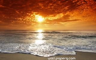Beautiful beach sunset hd wallpaper for laptop