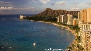 Waikiki beach honolulu oahu hd wallpaper for laptop