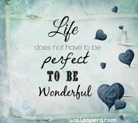 Wonderful life quote hd wallpaper for laptop & mobile