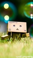 Danbo and bubble hd wallpaper for mobile screen savers
