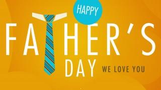 Happy fathers day creative image