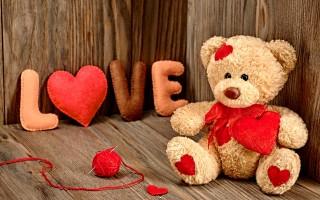 Teddy day hd wallpaper