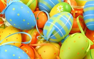 Easter eggs hd wallpaper