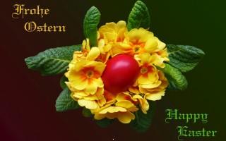 Happy easter greeting hd image