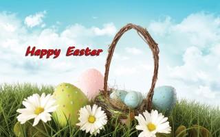 Happy easter wishes for mobile