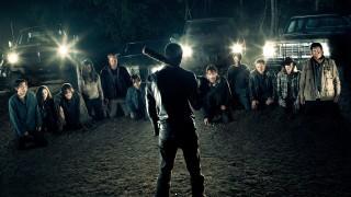 Attacking the walking dead wallpaper