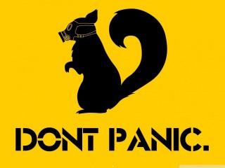 Dont panic wallpaper