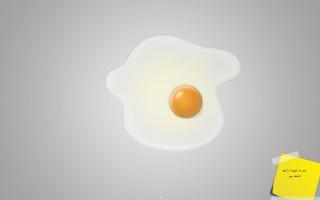 Fried egg wallpaper