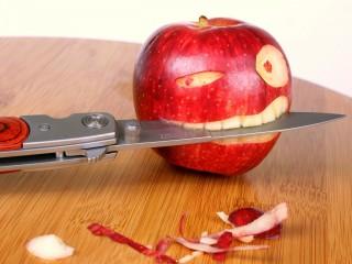 Funny art apple