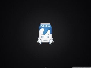 Funny milk carton wallpaper