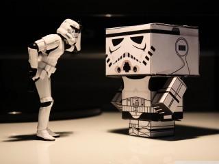 Funny stormtrooper wallpaper