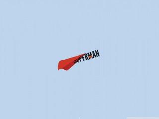 Funny superman typography wallpaper