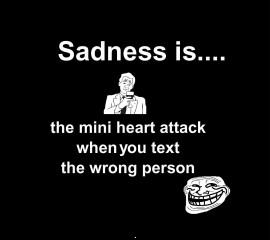 Sadness is