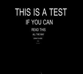 This is a test