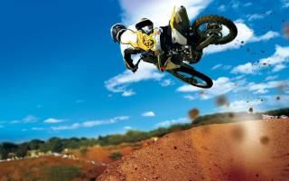 Motocross stunt