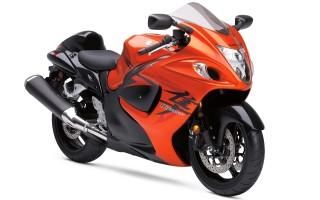 Suzuki hayabusa orange bike