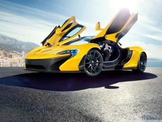 2014 mclaren p1 yellow wallpaper