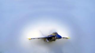 Angel in transonic flight