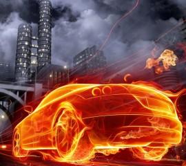 Audi tt fire art