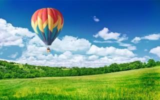 Balloon in sky