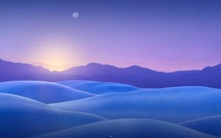 Blue dunes