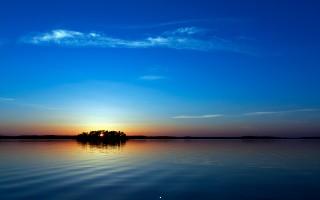 Blue sunset
