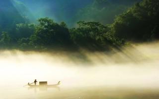 Countryside fisherman