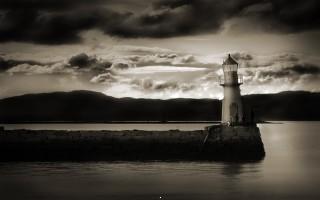 Dark light house