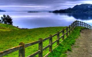 Green sea view