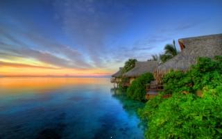 Island sunset