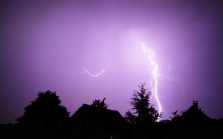 Lightning storm