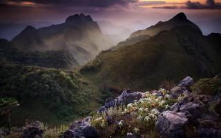 Limestone mountain thailand