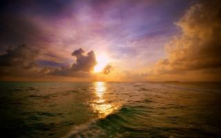 Maldivian sunset