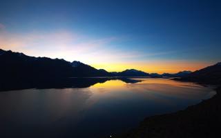 New zealand sunset