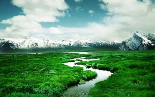 Norway mountain river