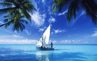 Sailing over indian ocean