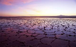 Salt lake in chile